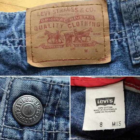 Vintage High Waist Levi Shorts - Picture 5 of 7